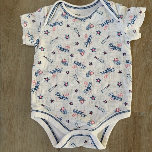MLB Other - Dodgers infant bodysuit size 12 months